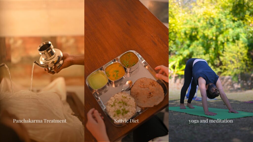 Diabetes ayurvedic treatment in ayurveda includes panchakarma treatment, sattvic diet, yoga meditation 