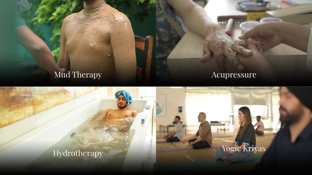 Naturopathy treatments like mud therapy, hydrotherapy are very useful to lose weight naturally