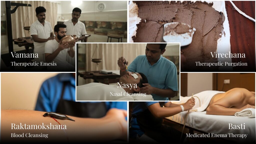 Classical Panchakarma treatment has five core therapies 