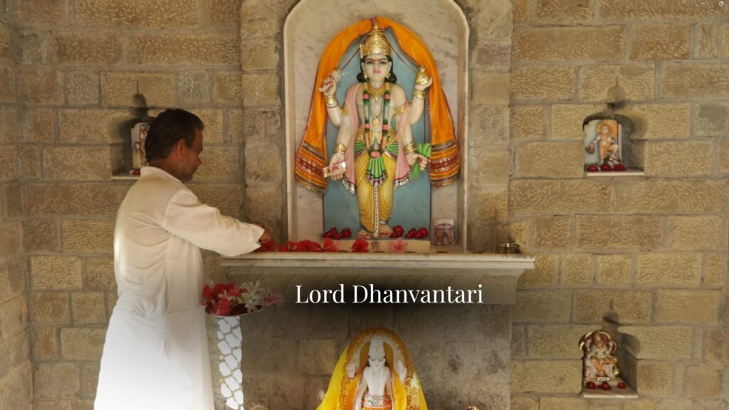 Ayurveda is believed to have originated from Lord Dhanwantri. 