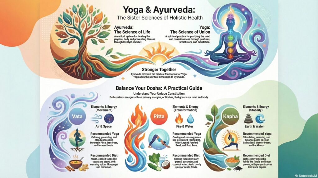 yoga and ayurveda are sister sciences of holistic health