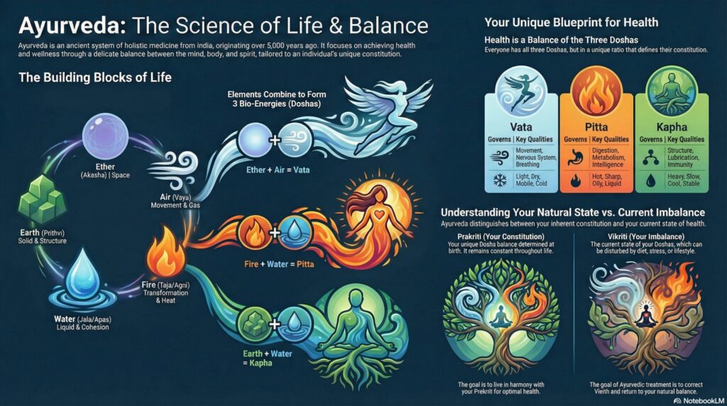 Ayurvedic principles are the science of life and balance 