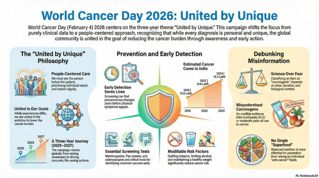 World Cancer Day 2026: United by Unique is the theme 