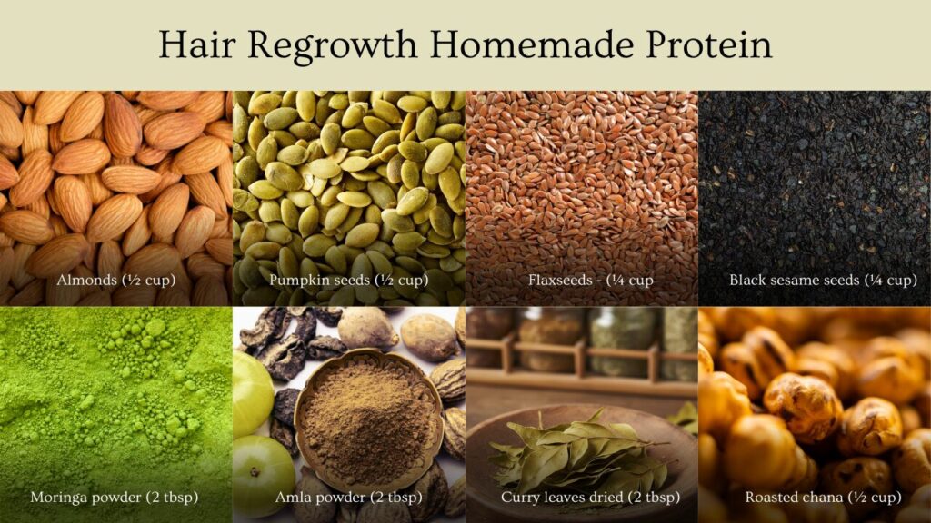hair regrowth homemade protein