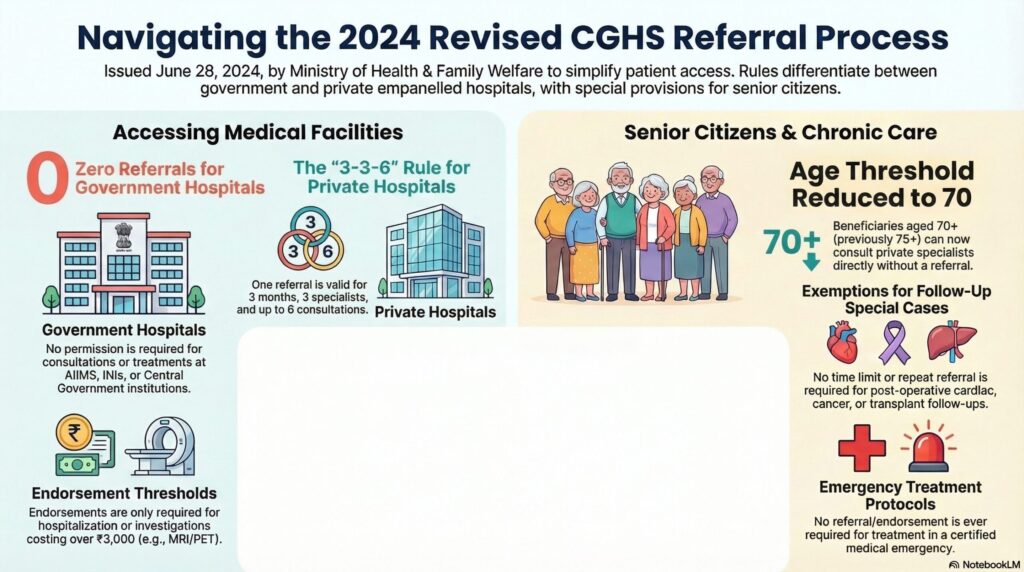 CGHS referral process 