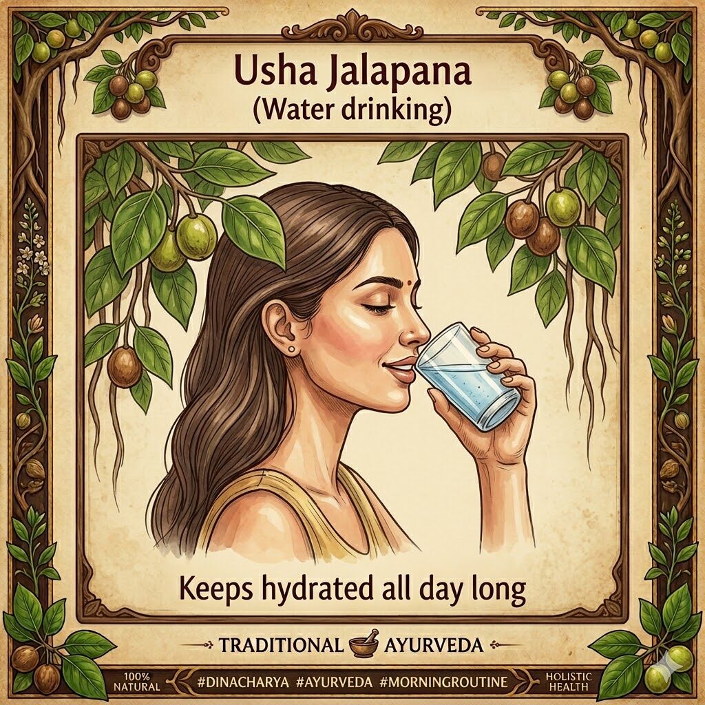 Usha Jalapana in Ayurvedic Dinacharya
